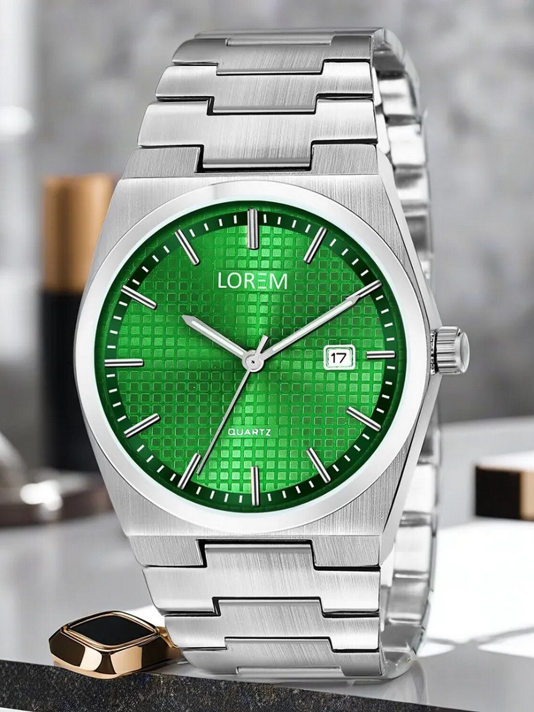 

LOREM Men Analogue Watch LR160-A, Green