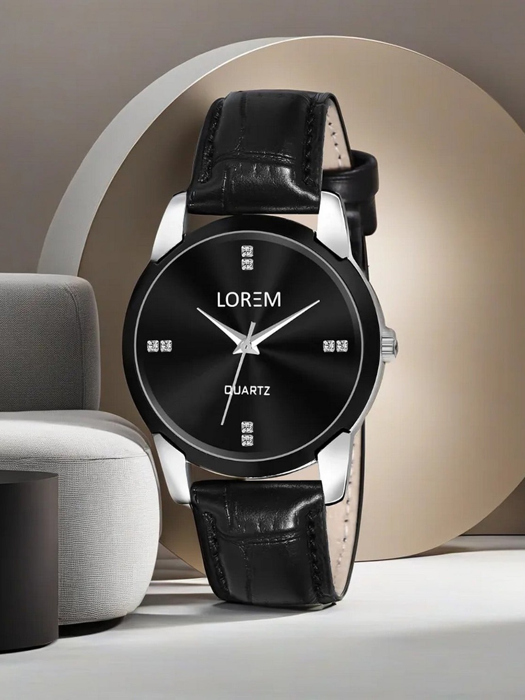 

LOREM Women Analogue Watch LR343-A, Black