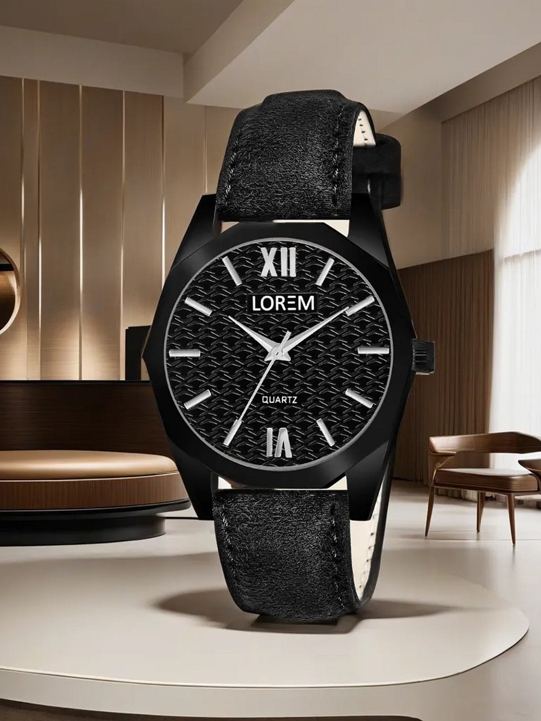 

LOREM Women Bracelet Style Straps Analogue Watch LR329-A, Black