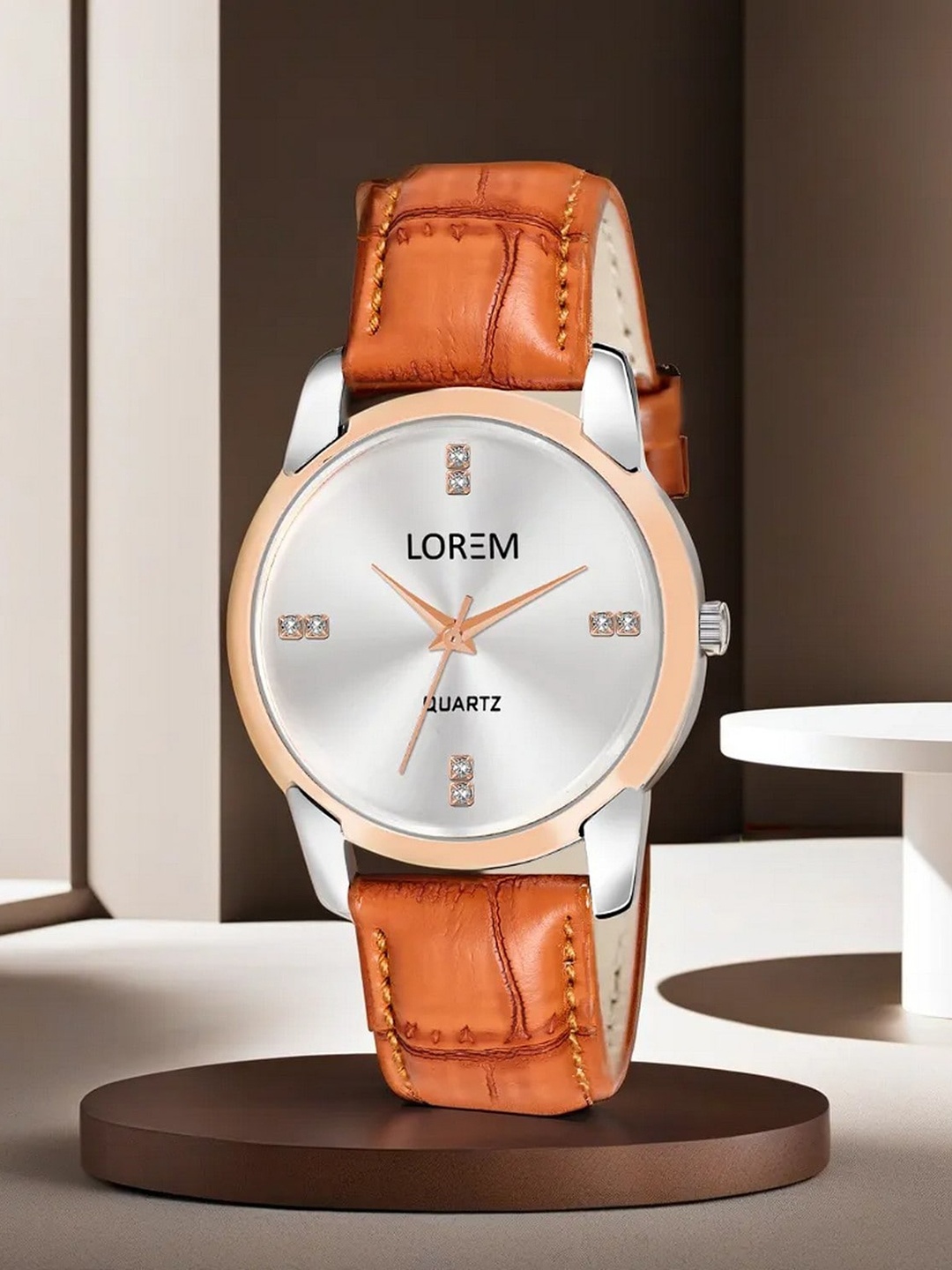 

LOREM Women Bracelet Style Straps Analogue Watch LR344-A, White
