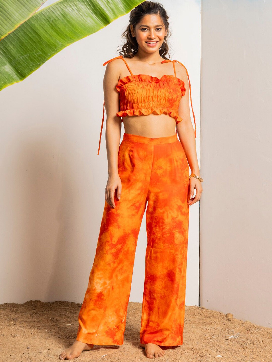 

EROTISSCH Tie & Dye Swim Set, Orange
