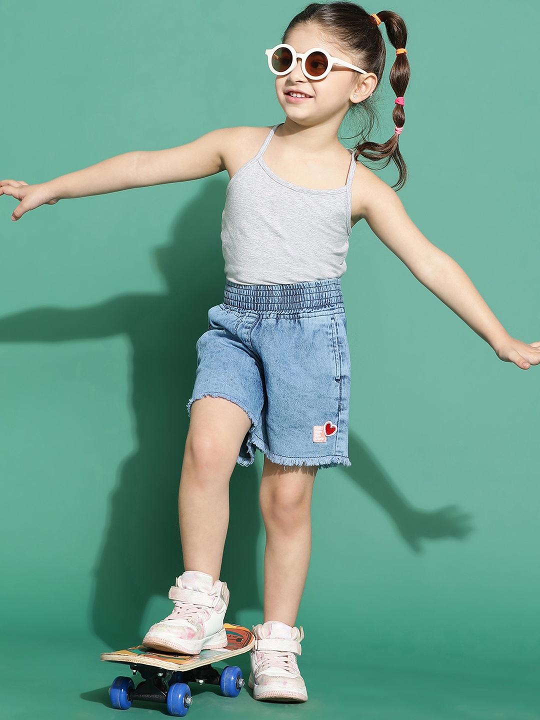 

TALES & STORIES Infant Girls Non Padded Camisoles, Grey