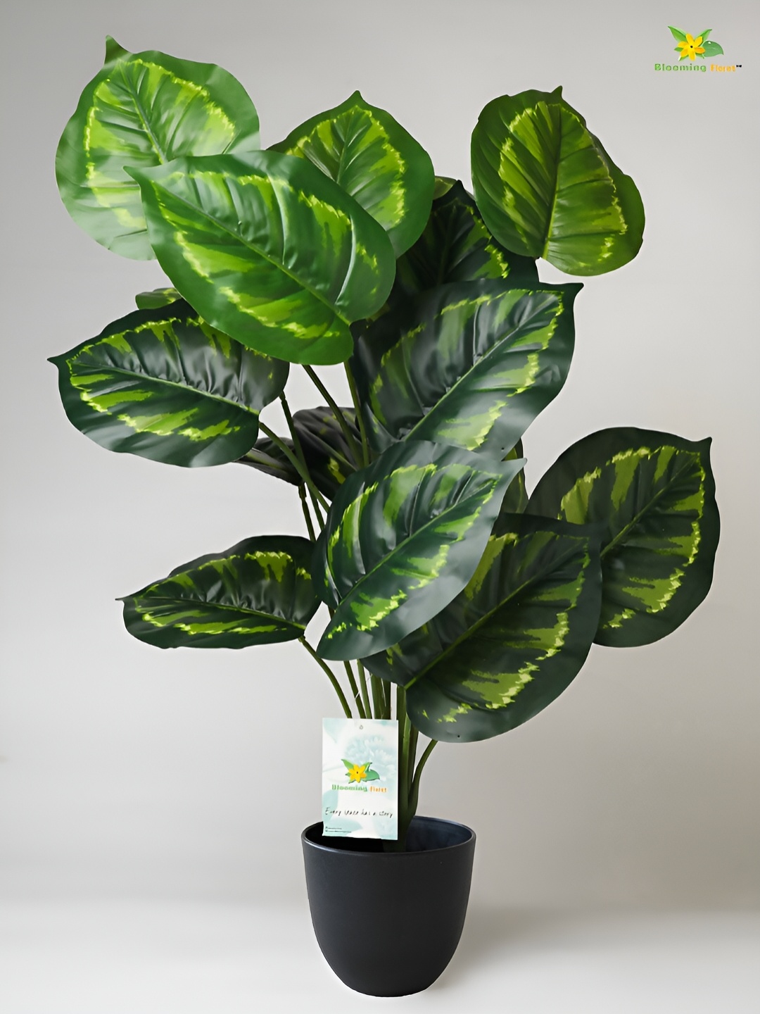 

Blooming Floret Green Philodendron Artificial Plant With Pot