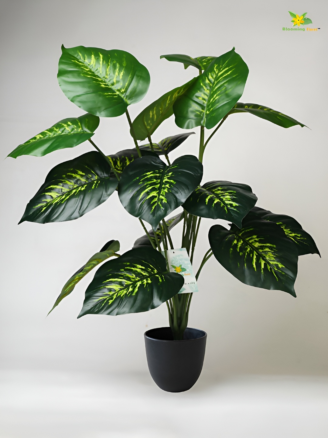 

Blooming Floret Green Philodendron Artificial Plant With Pot