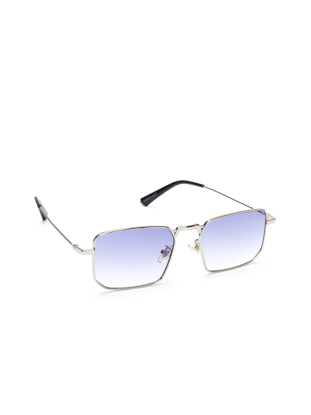 

HASHTAG EYEWEAR Unisex Square Sunglasses with UV Protected Lens, Blue
