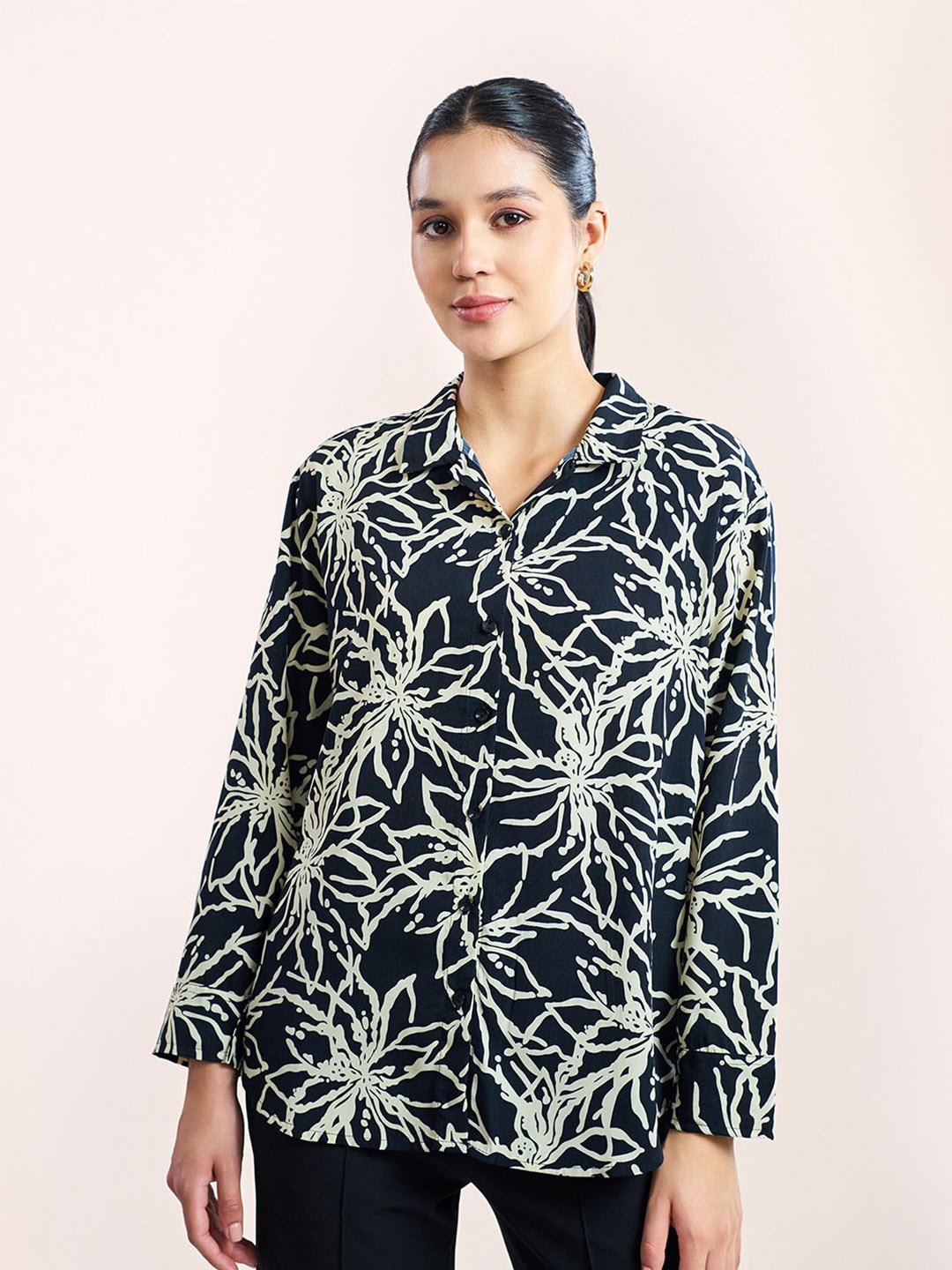 

SALT ATTIRE Women Animal Opaque Printed Formal Shirt, Multi
