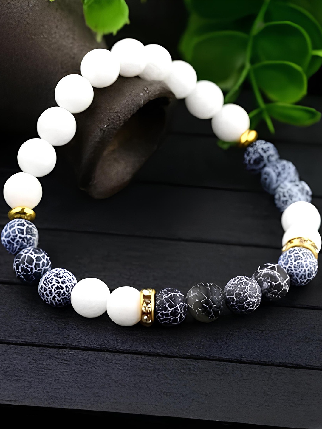 

KARISHMA KREATIONS Artificial Beads Bracelet, Blue