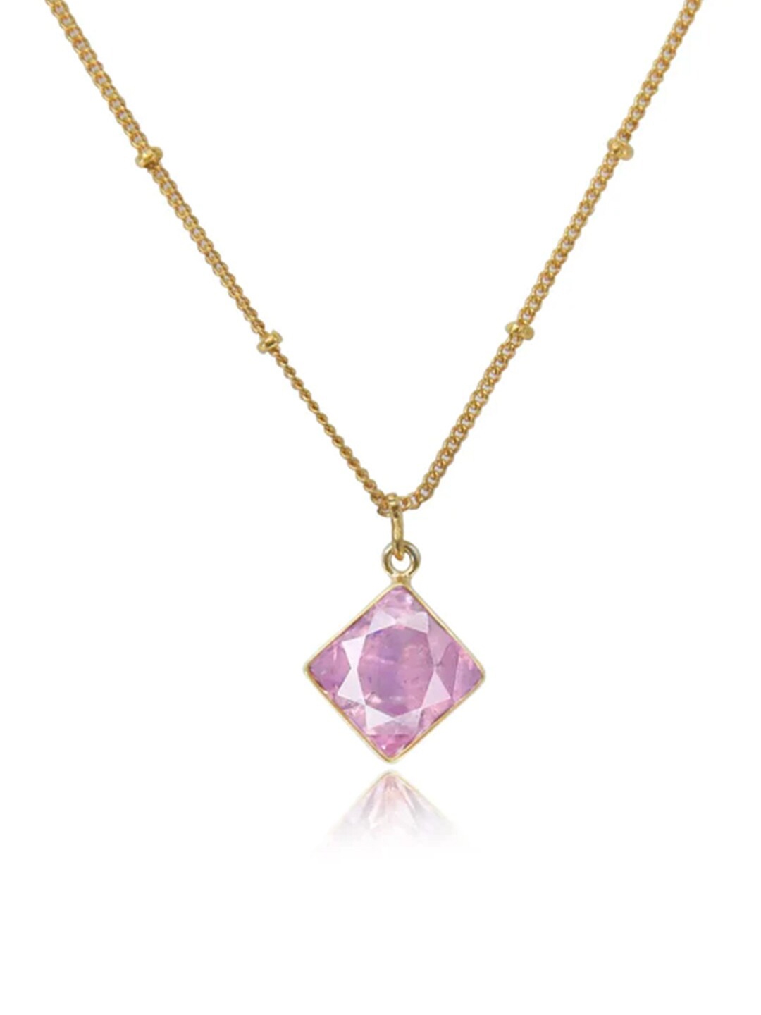 

Unniyarcha Gold-Plated 92.5 Sterling Silver Pendant Chain