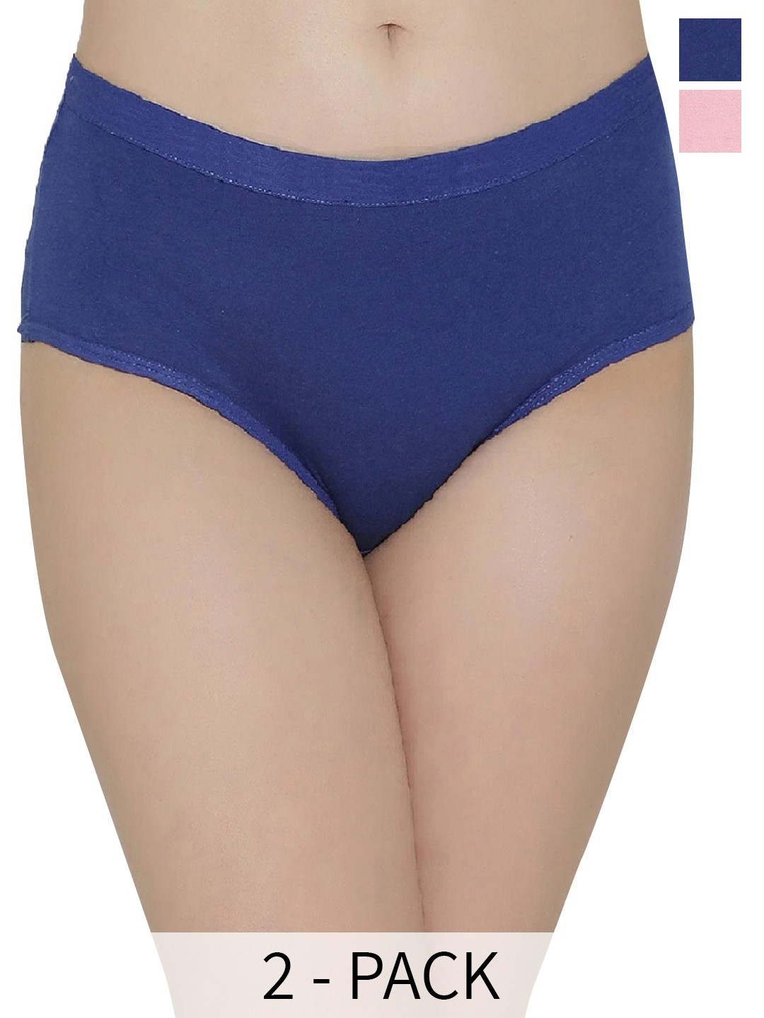 

SONA Pack Of 2 Hipster Briefs, Pink
