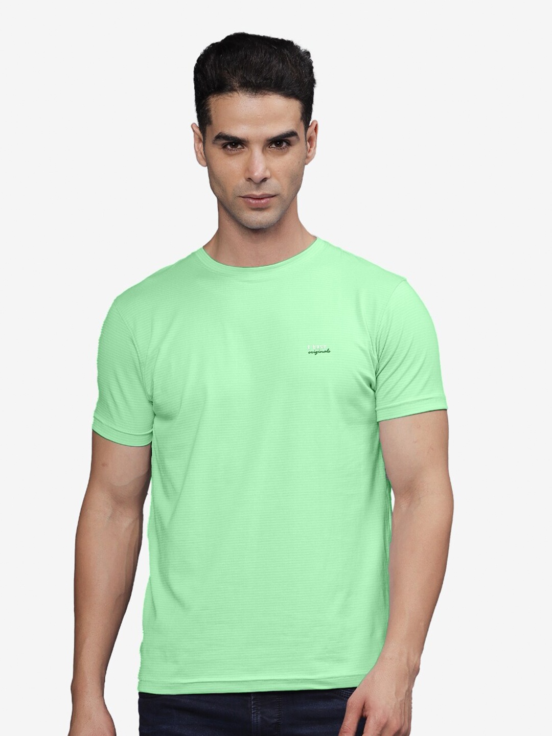 

t-base Men Applique T-shirt, Green