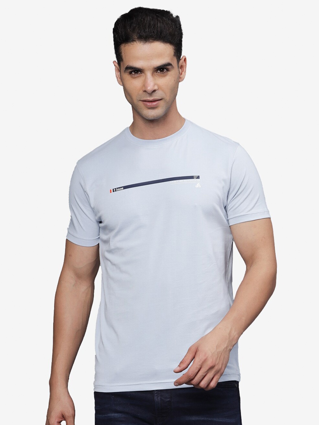 

t-base Men T-shirt, Blue