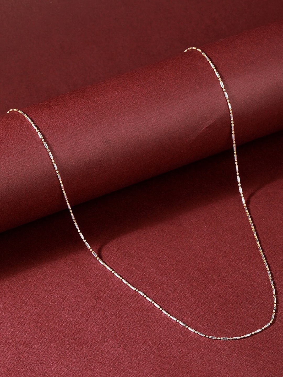 

CANDERE A KALYAN JEWELLERS COMPANY BIS Hallmark 18KT Gold Lightweight Necklace-3.79gm