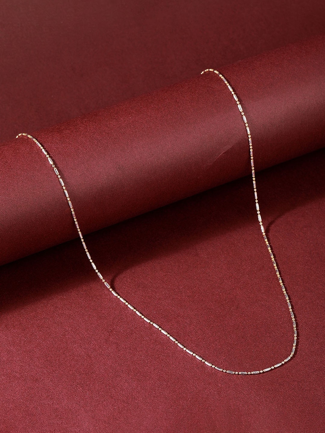 

CANDERE A KALYAN JEWELLERS COMPANY BIS Hallmark 18KT Gold Lightweight Necklace-4.63gm