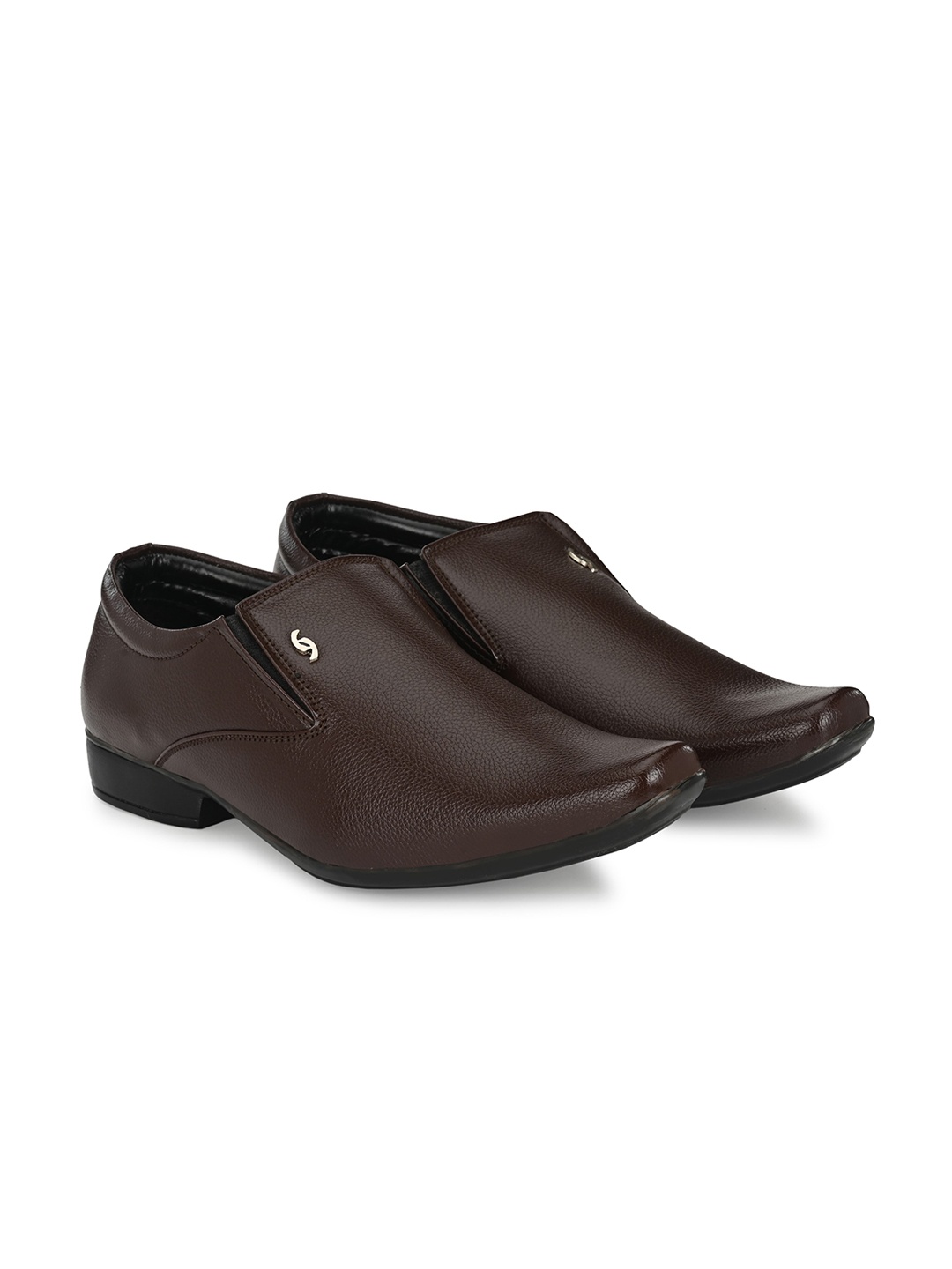 

Rising Wolf Men Formal Slip-on Shoes, Brown