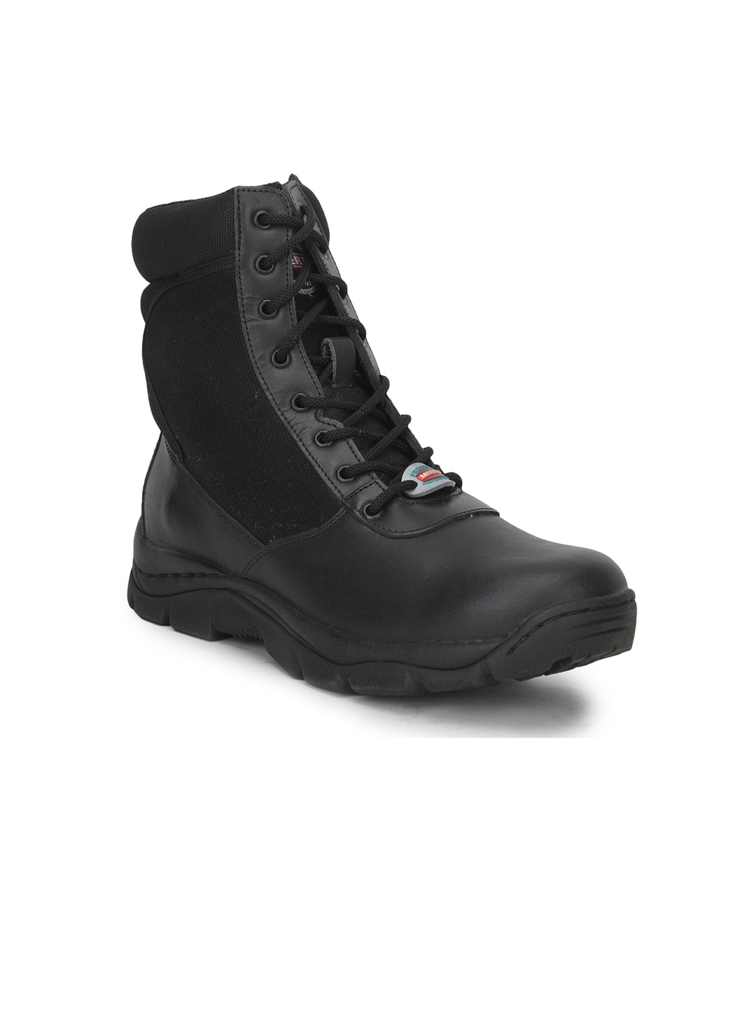 

Liberty Men Textured Leather High-Top Boots, Black