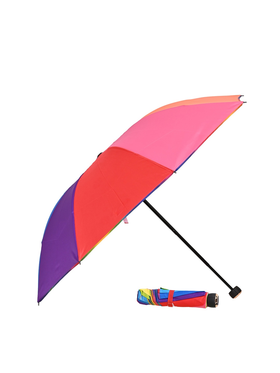 

LOOM LEGACY Manual 3 Fold Colourblocked Umbrella, Yellow
