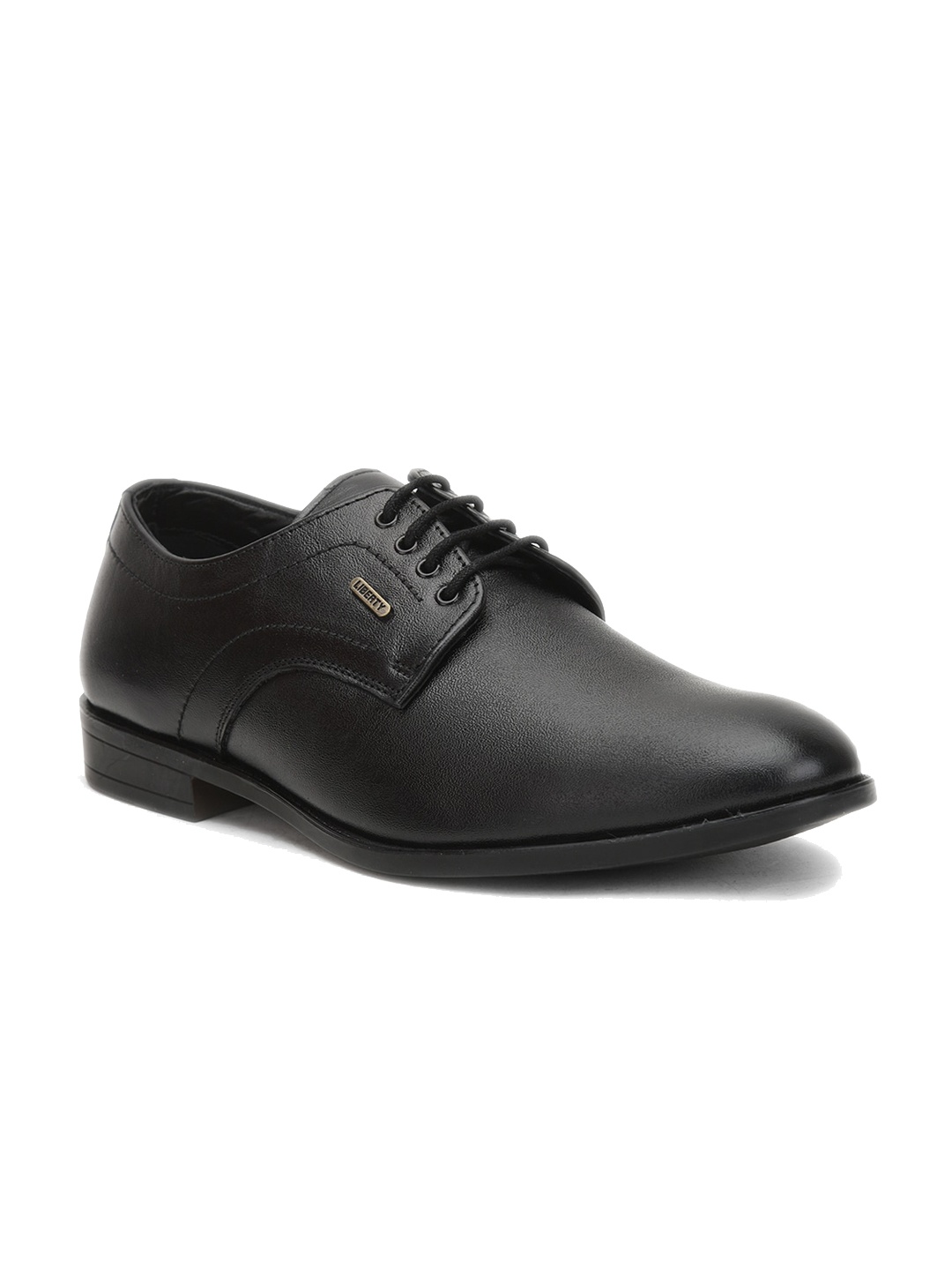 

Liberty Men Round Toe Leather Formal Derby, Black