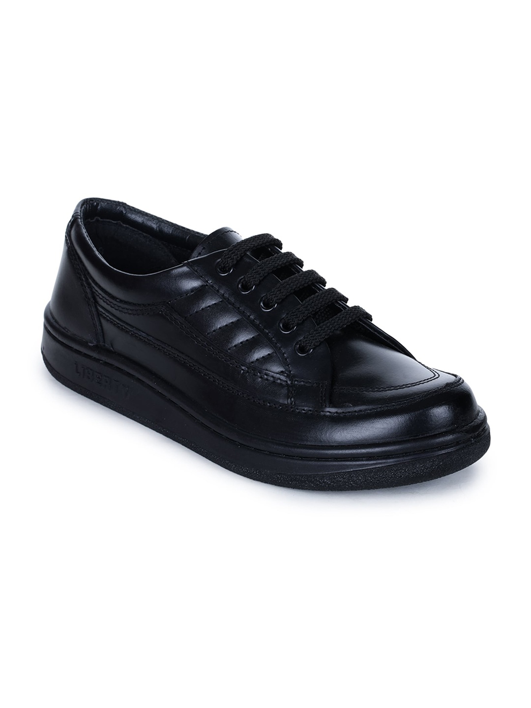 

Liberty Men Leather Formal Derby Shoes, Black