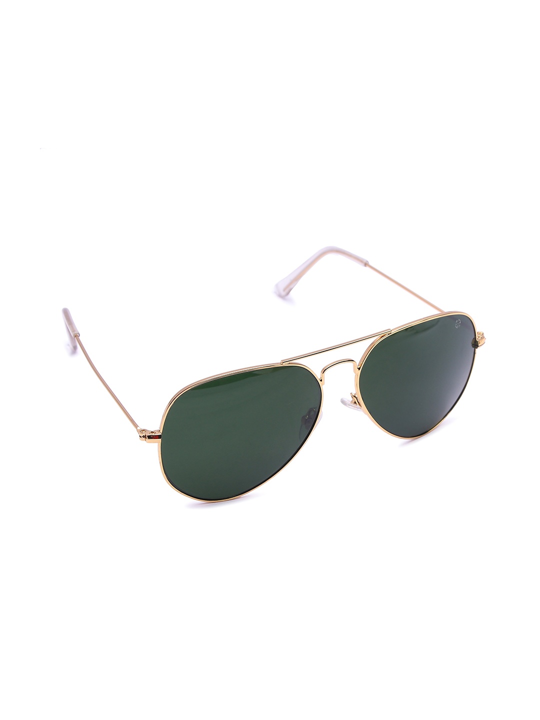 

HASHTAG EYEWEAR Unisex Aviator Sunglasses With UV Protected Lens Glass - 2025 Gold, Green
