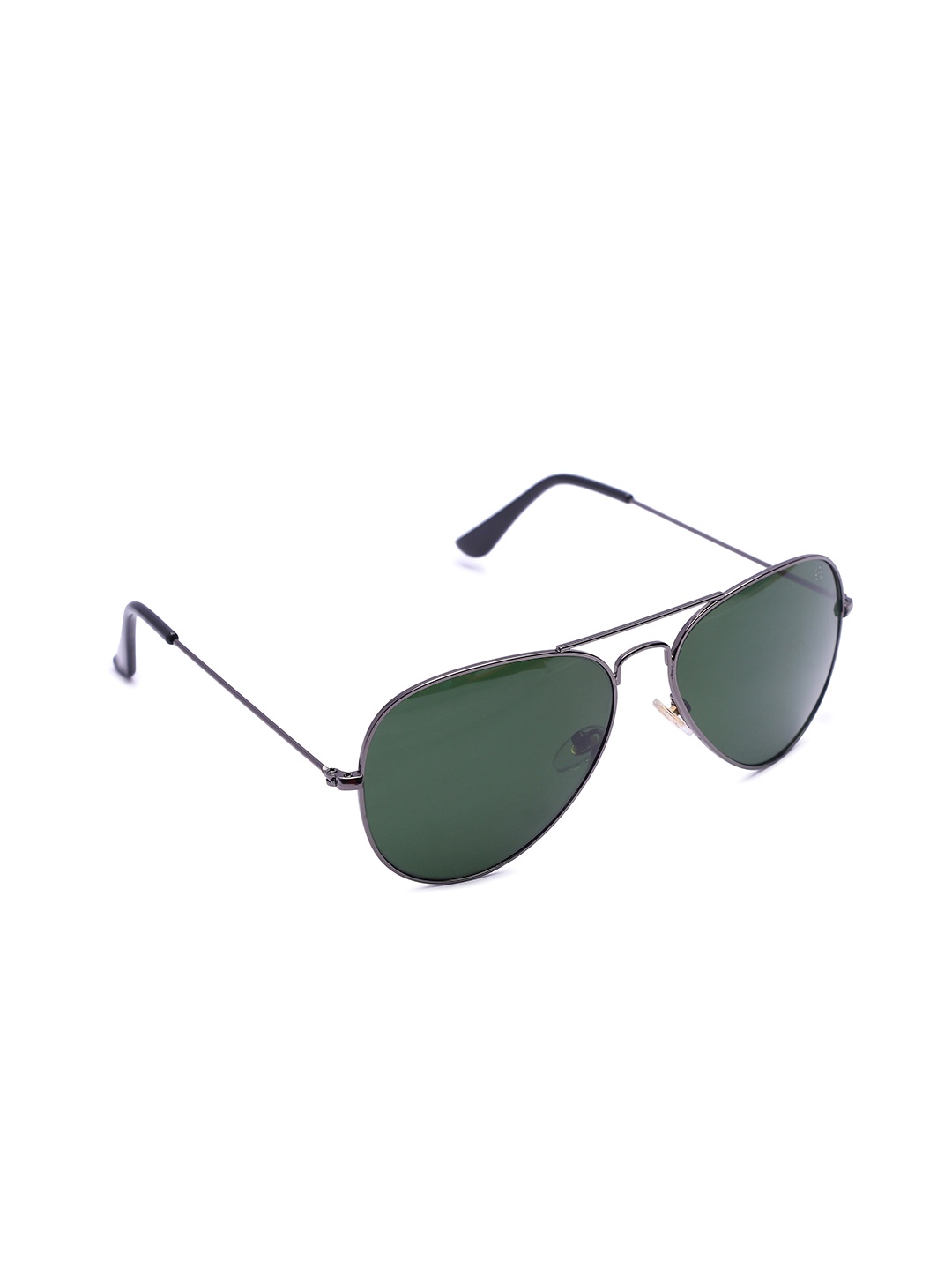 

HASHTAG EYEWEAR Unisex Aviator Sunglasses With UV Protected Lens Glass - 2025 Grey, Green