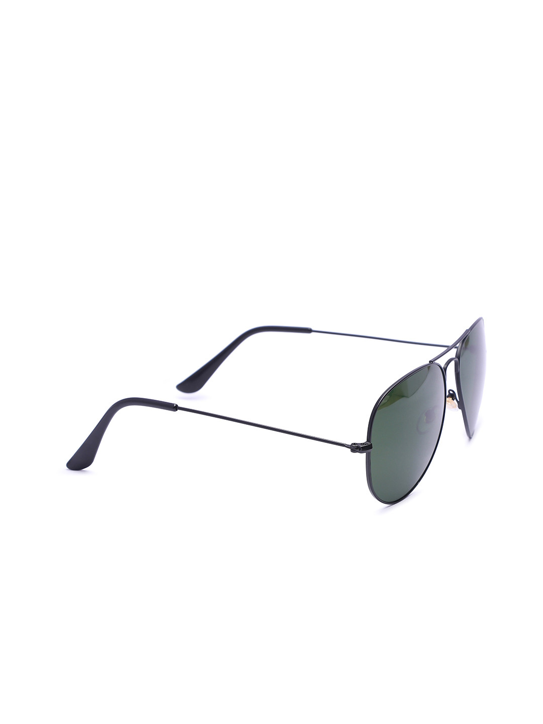 

HASHTAG EYEWEAR Unisex Aviator Sunglasses With UV Protected Lens Glass - 2025 Blk, Green