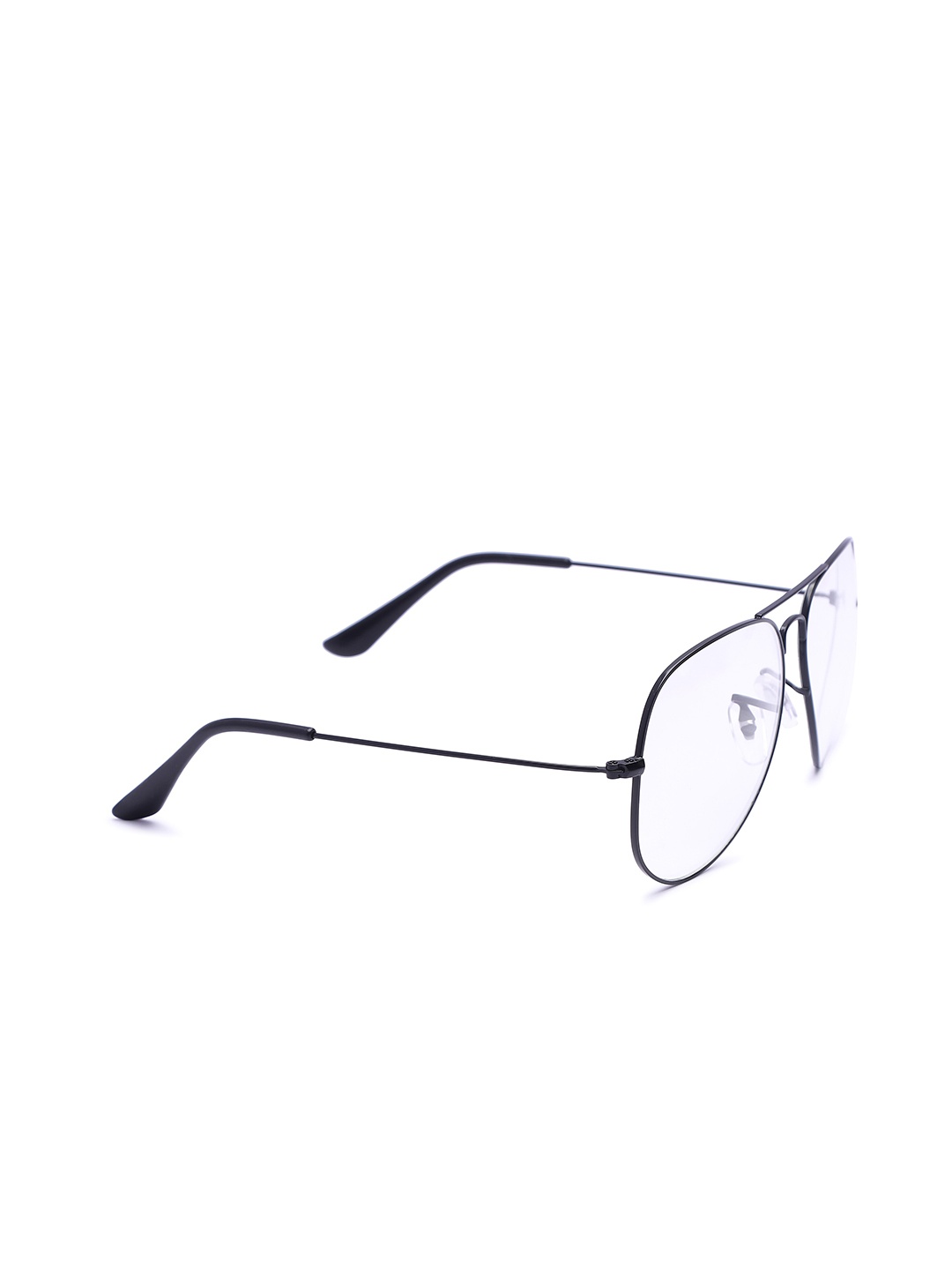 

HASHTAG EYEWEAR Unisex Aviator Sunglasses With UV Protected Lens R-One 2026 Blk, Transparent