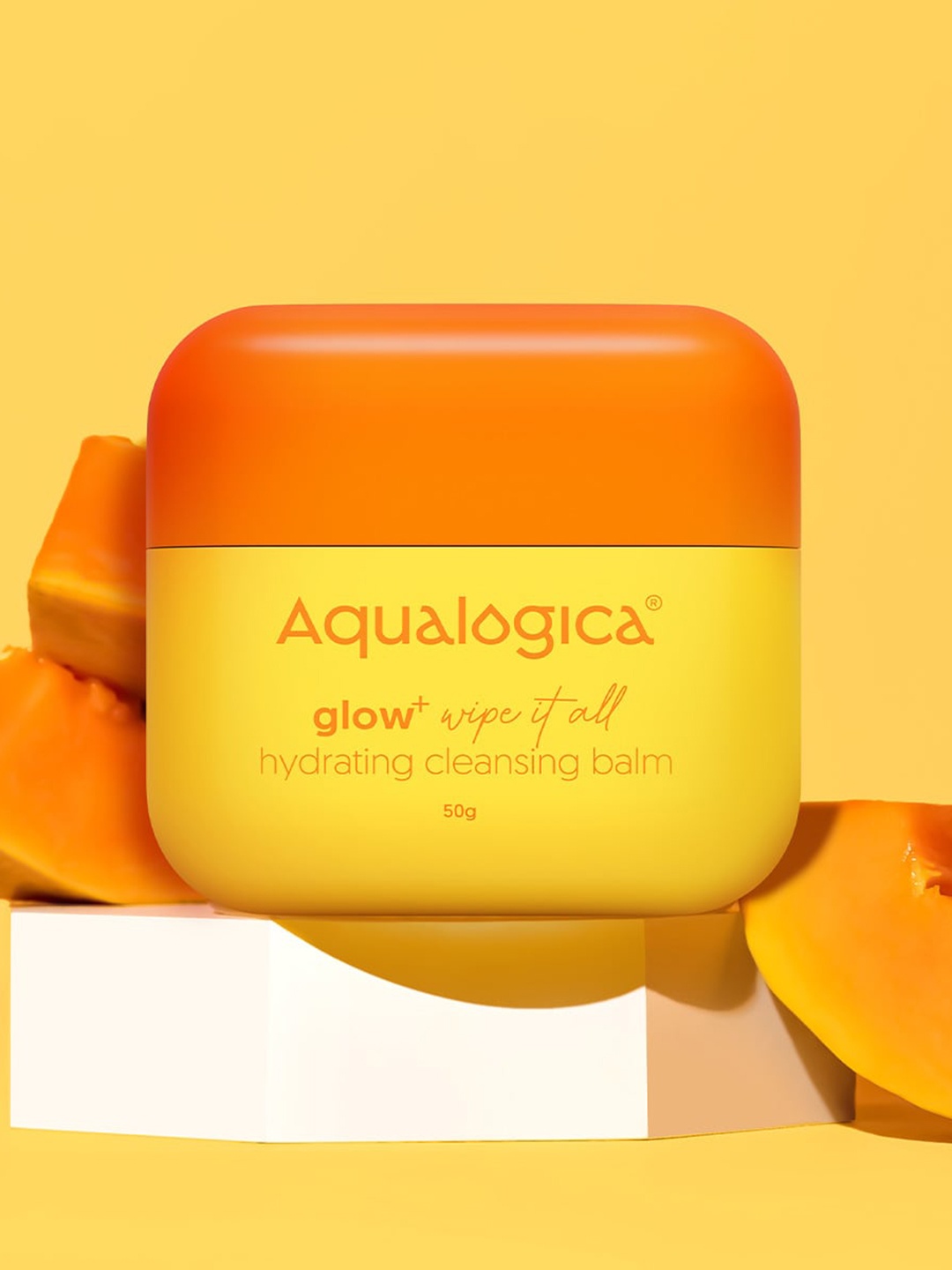 

Aqualogica Glow+ Wipe it All Hydrating Cleansing Balm - 50g, White