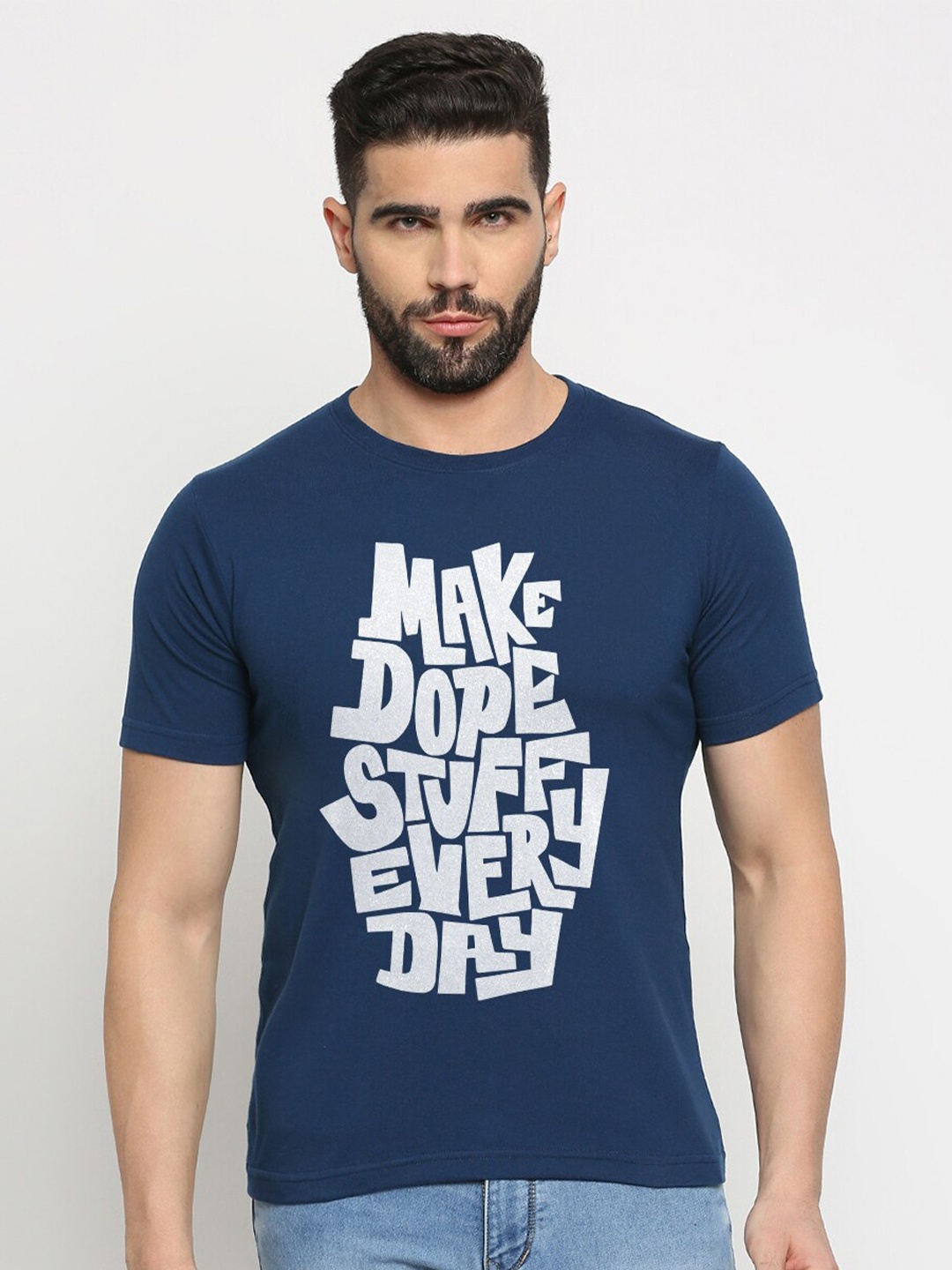 

MOD ECRU Unisex Pockets T-shirt, Blue