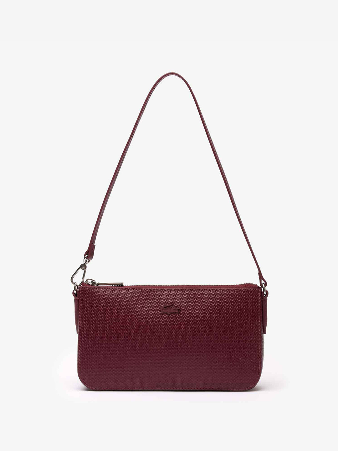 

Lacoste Leather Structured Shoulder Bag, Red