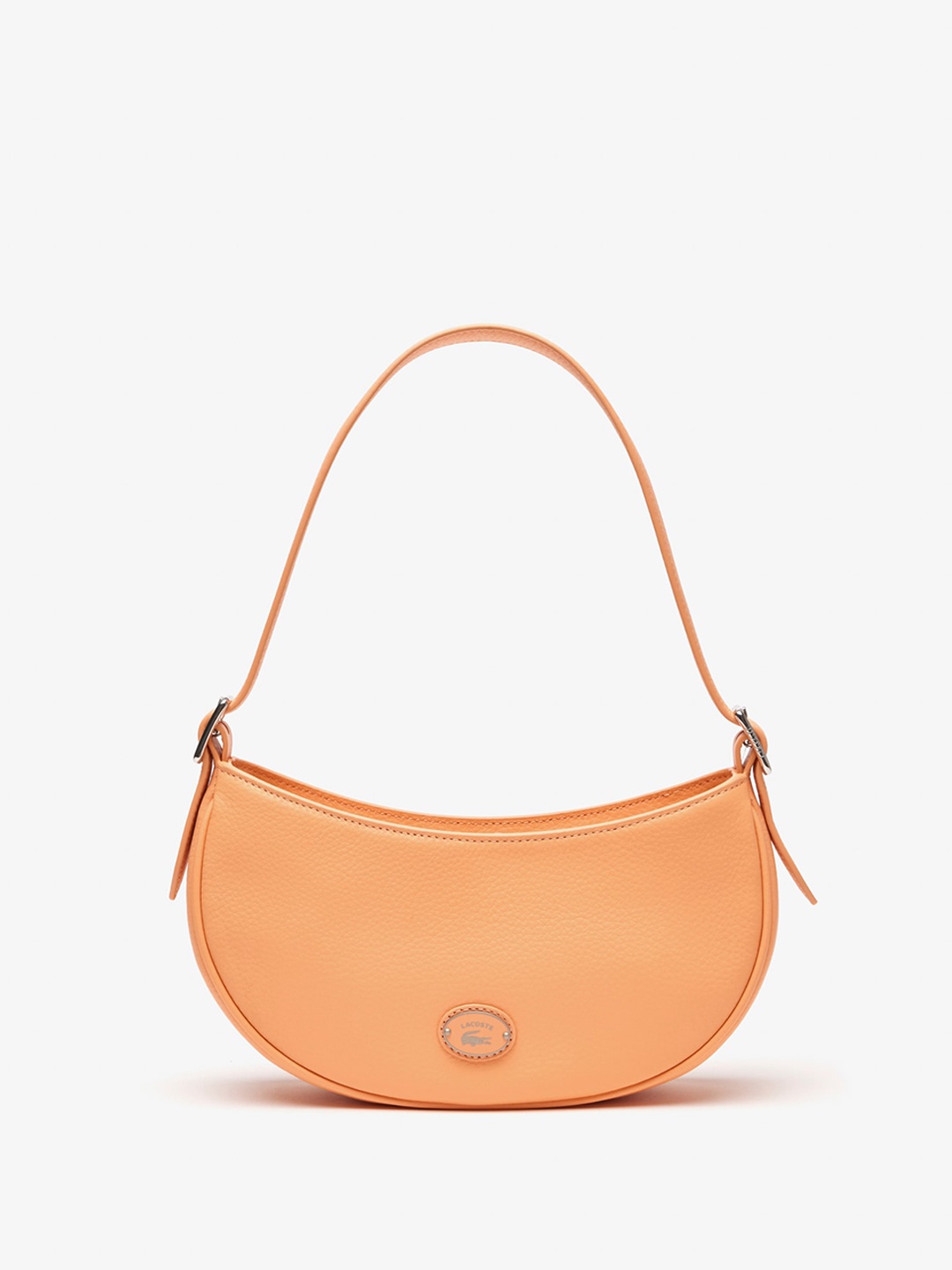 

Lacoste Leather Half Moon Hobo Bag, Peach