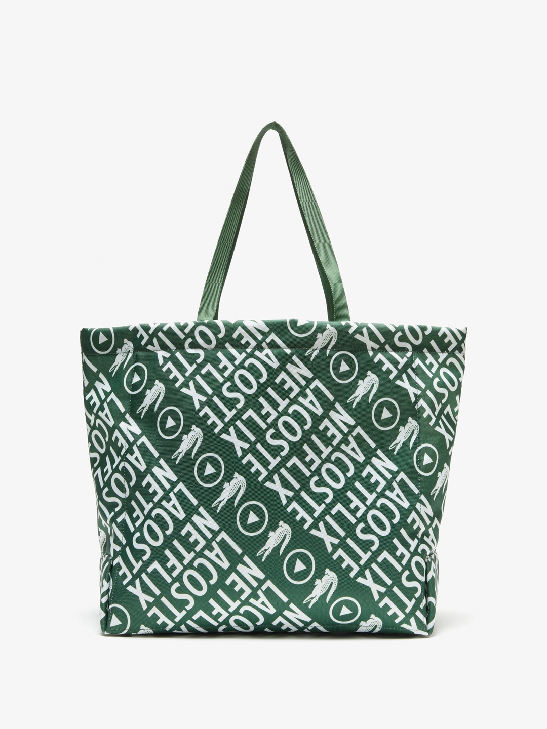 Lacoste Printed Oversized Shopper Tote Bag, Green