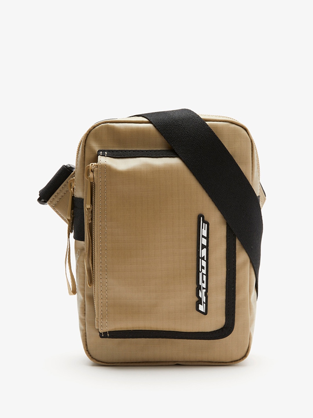 

Lacoste Checked Waist Pouch, Beige