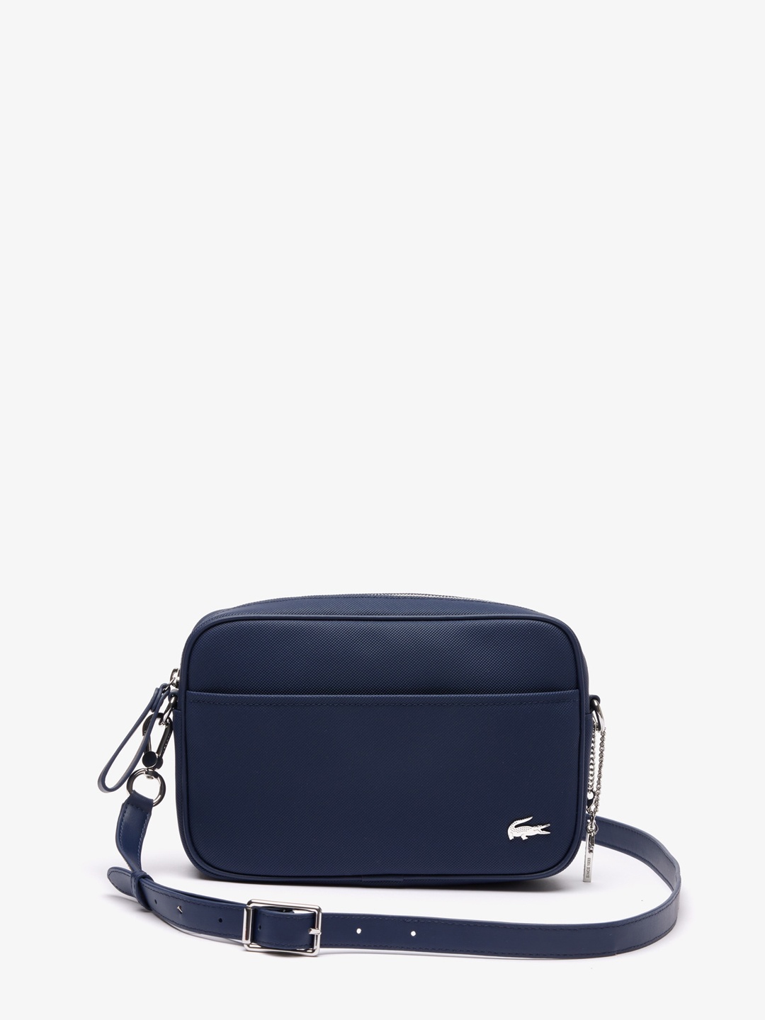 

Lacoste Women Textured Sling Bag, Blue