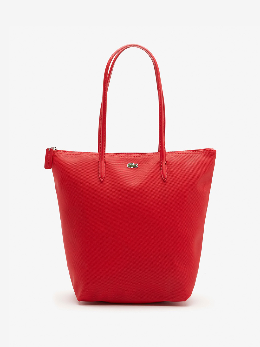 

Lacoste Textured Shopper Tote Bag, Red