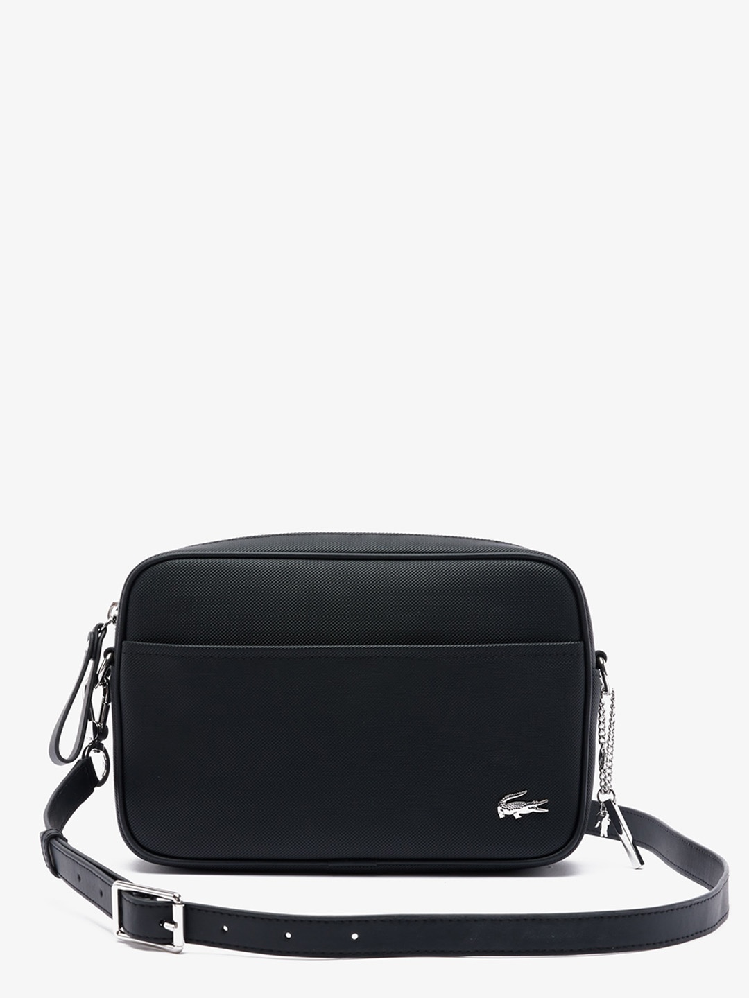 

Lacoste Structured Sling Bag, Black