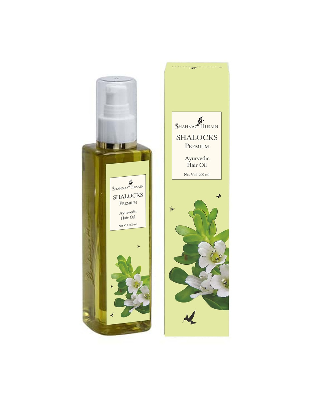 

Shahnaz Shalocks Premium Ayurvedic Hair Oil With Sesame Seed Oil - 200ml, Green