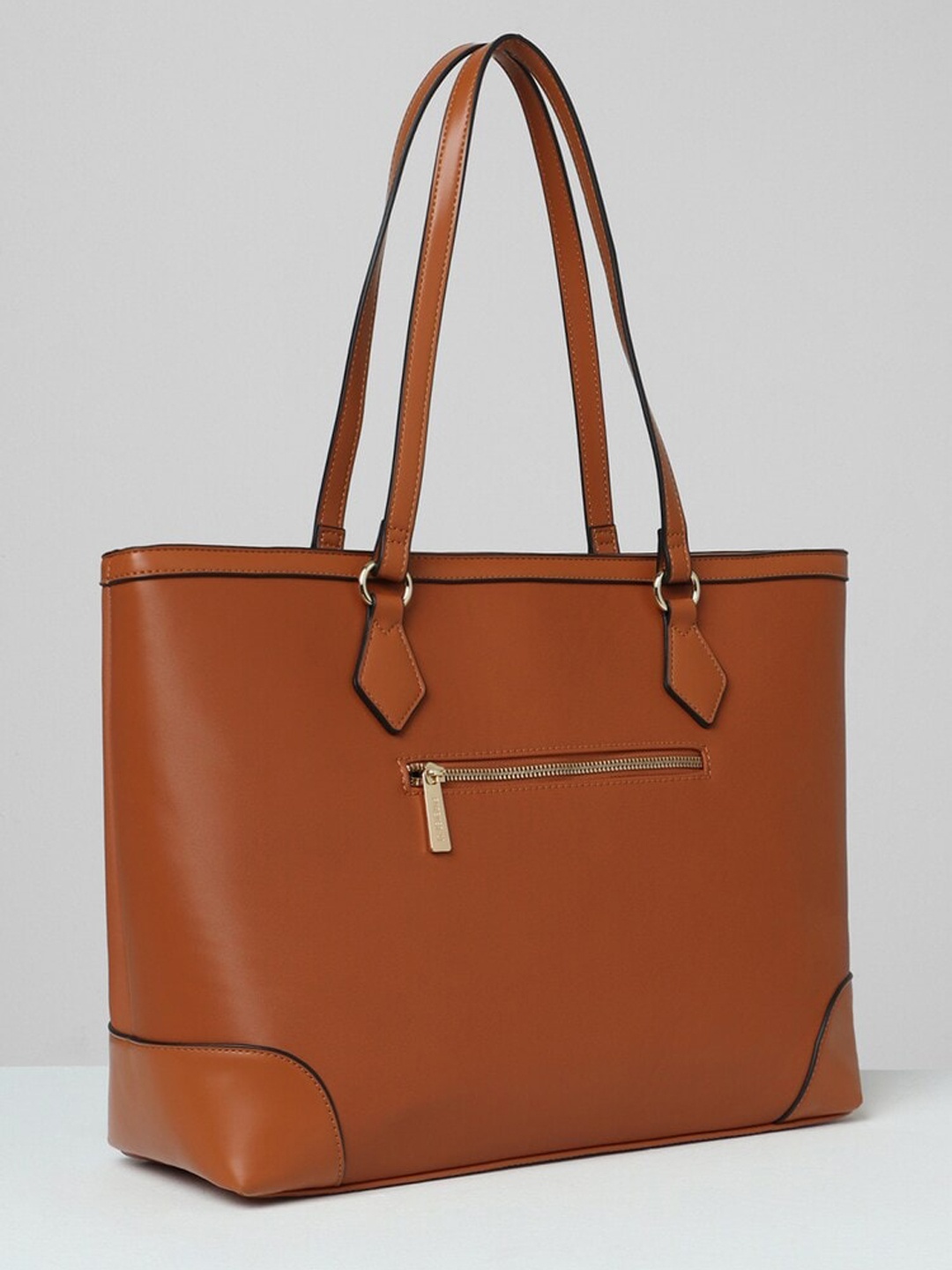 

FOREVER 21 Orange Structured Shoulder Bag, Rust