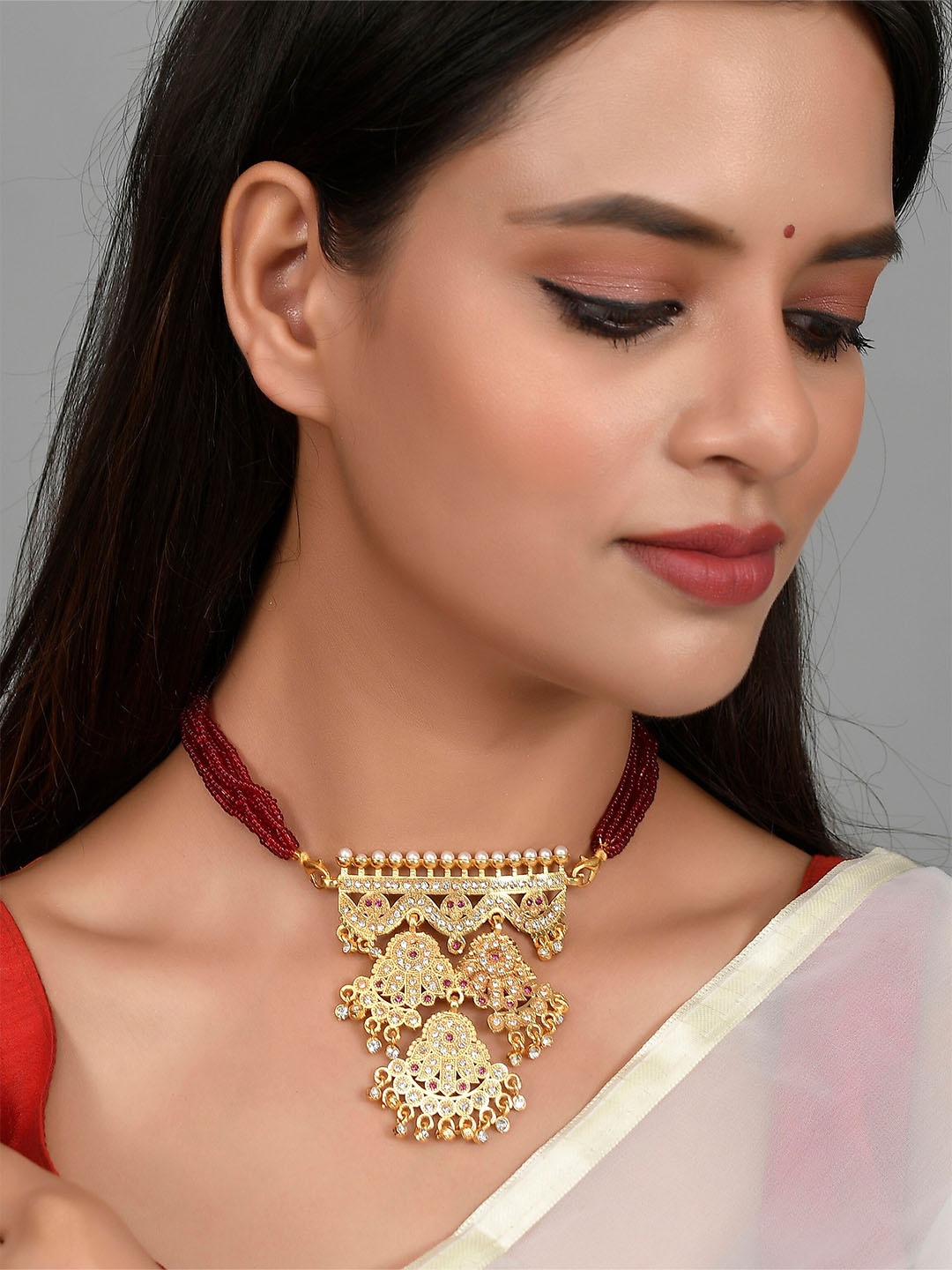 

Silvermerc Designs Copper Gold-Plated Necklace