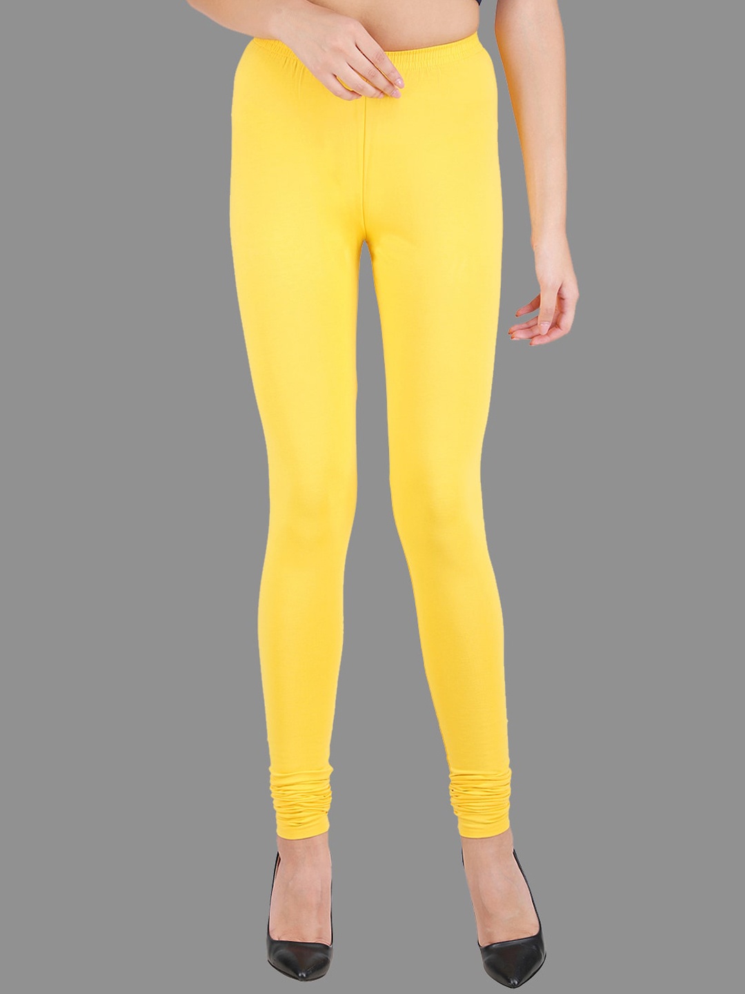 

FFU Mid-Rise Churidar-Leggings, Yellow