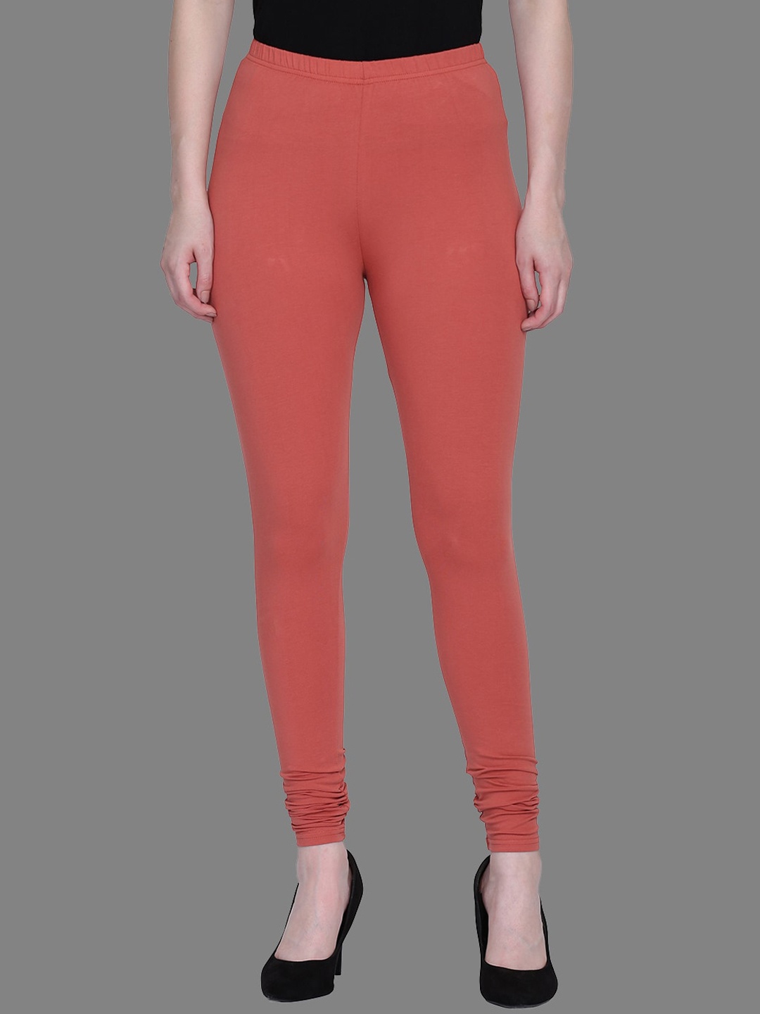 

FFU Mid-Rise Churidar-Length Leggings, Rust