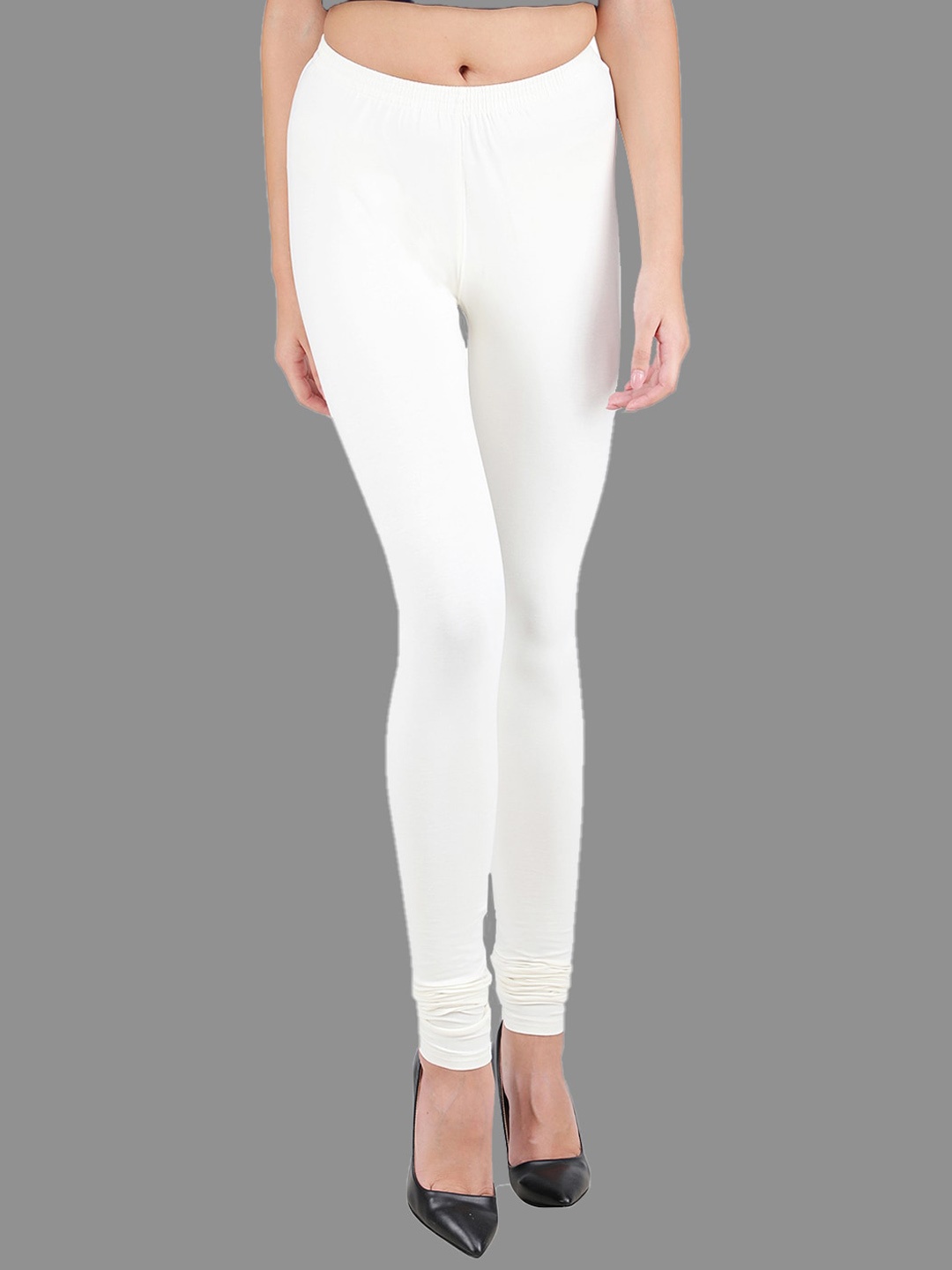 

FFU Churidar Length Slip-On Leggings, Off white