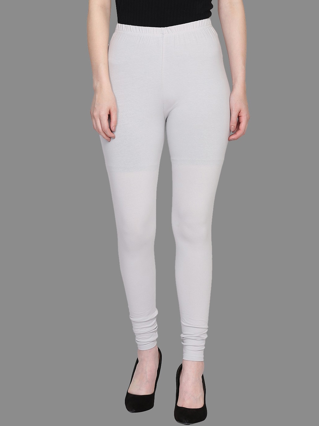 

FFU Churidar Length Slip-On Leggings, Grey