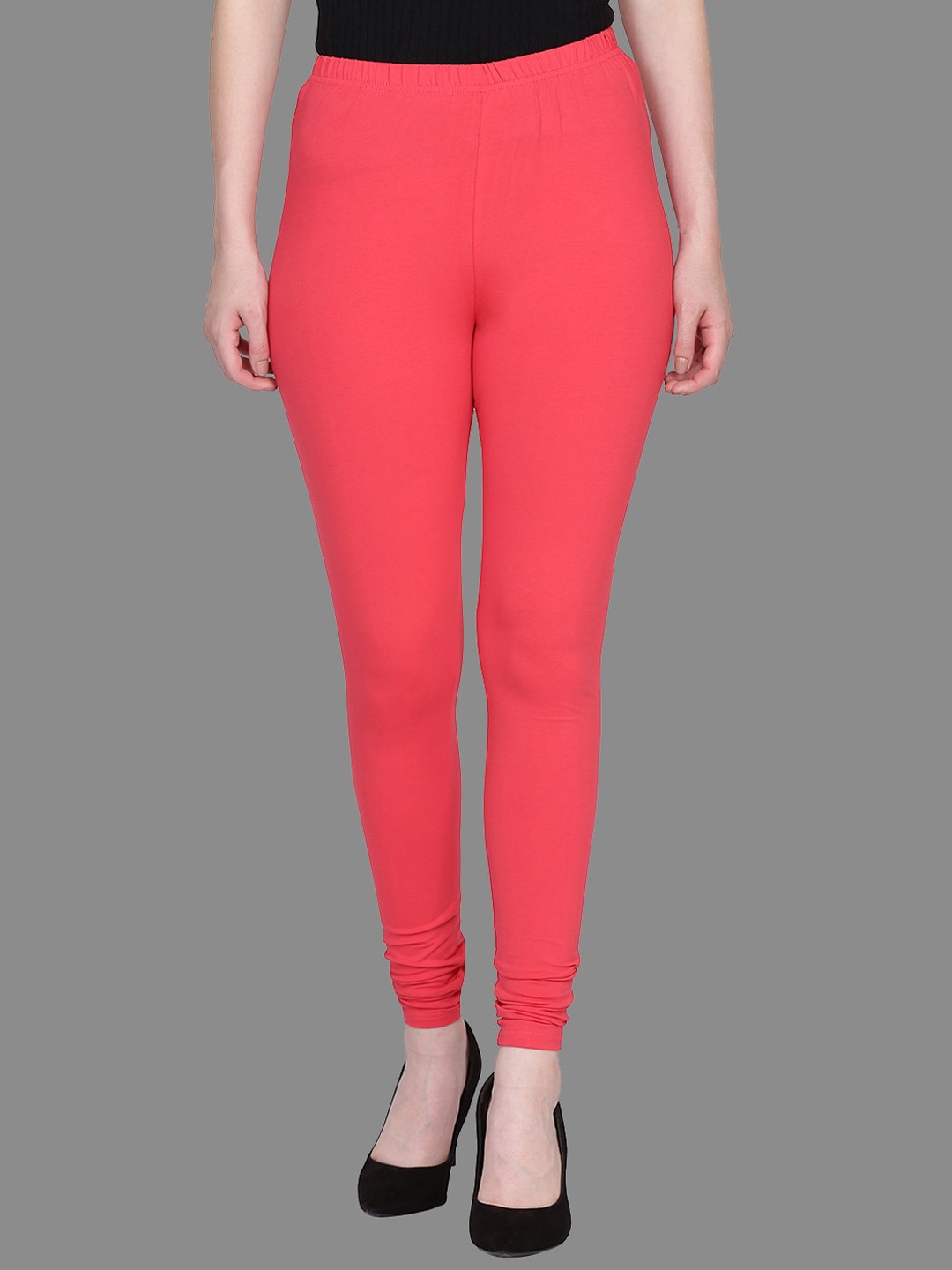 

FFU Mid-Rise Churidar-Length Leggings, Pink