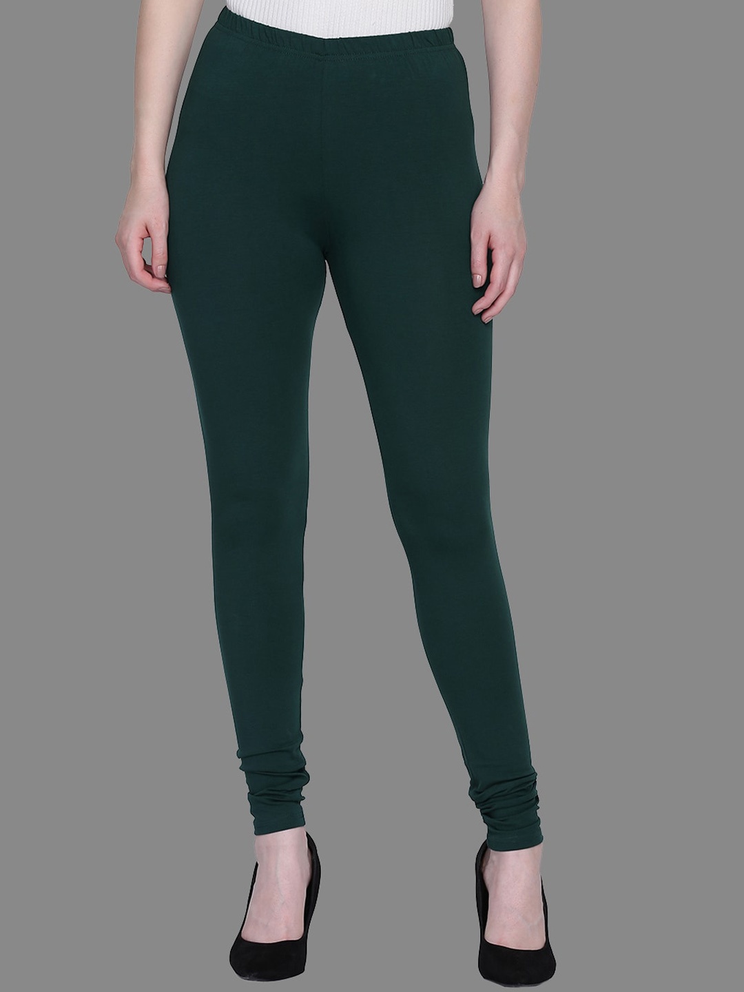 

FFU Mid-Rise Churidar-Length Leggings, Green