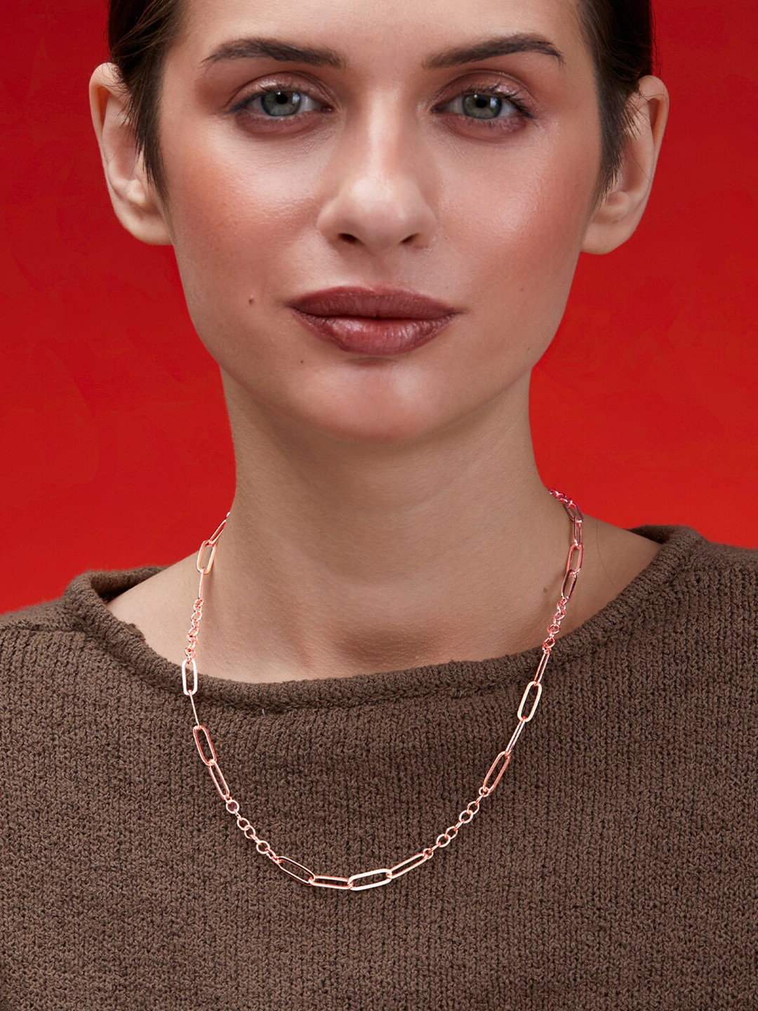 

AIKA BY MINUTIAE Rose Gold-Plated Chain