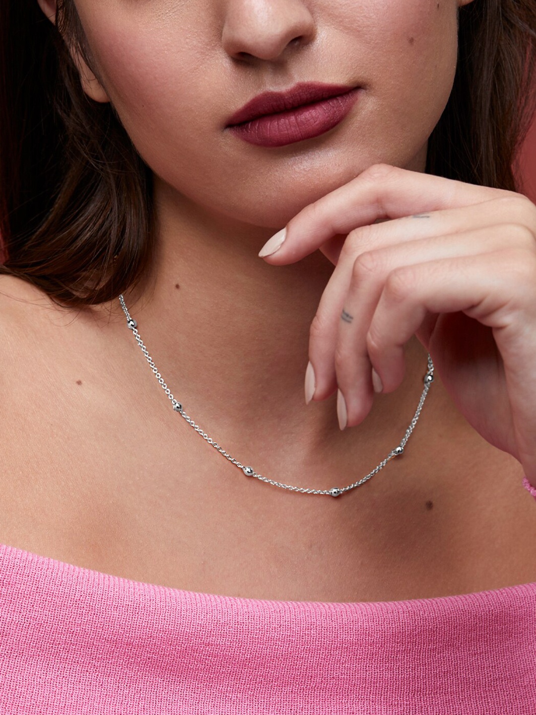 

AIKA BY MINUTIAE Silver-Plated Chain