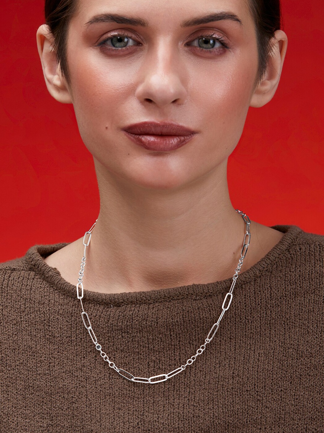 

AIKA BY MINUTIAE Silver-Plated Chain