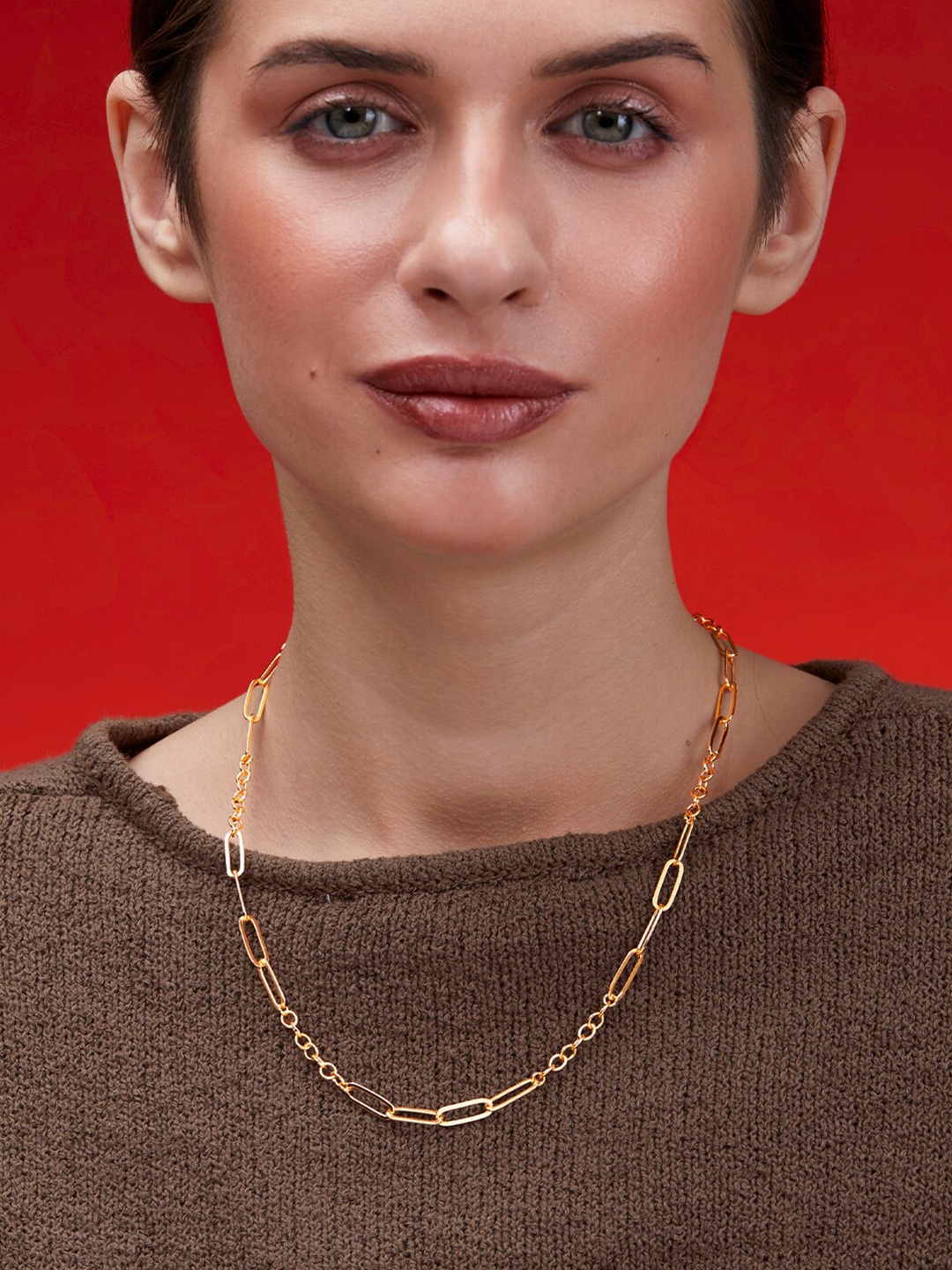 

AIKA BY MINUTIAE Brass Gold-Plated Minimal Chain