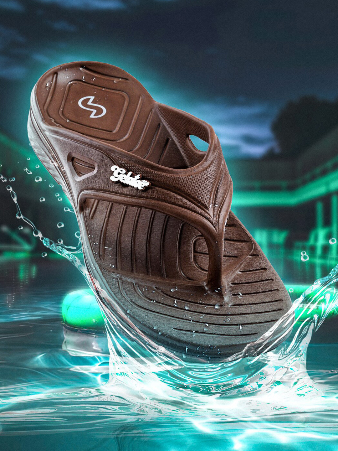 

Solethreads Women Thong Flip-Flops, Brown