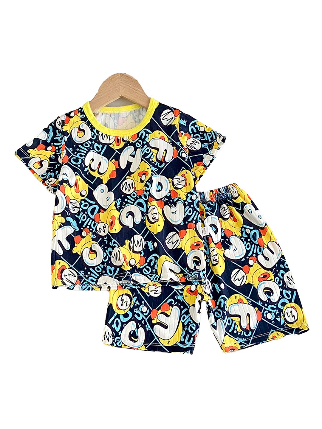 

StyleCast x Revolte Boys Printed Top with Short, Black
